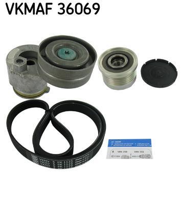 Kit de courroie d'accessoire (Courroie d’alternateur) SKF VKMAF 36069